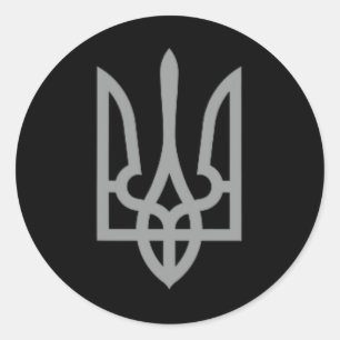 Symbol Zelensky  Classic Round Sticker