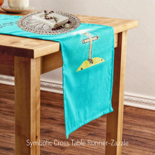 Symbolic Cross Medium Table Runner