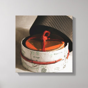 Symbolic Meeting Artist's Book Canvas Print