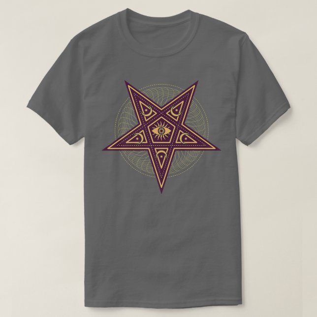 Symbolic Viking Pagan Wicca168 T-Shirt (Design Front)