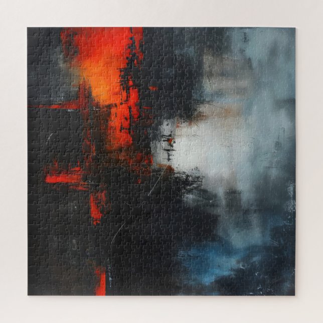 Symbolism Changes Abstract Art Jigsaw Puzzle (Vertical)