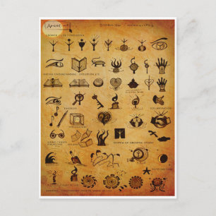 Symbols1 Postcard
