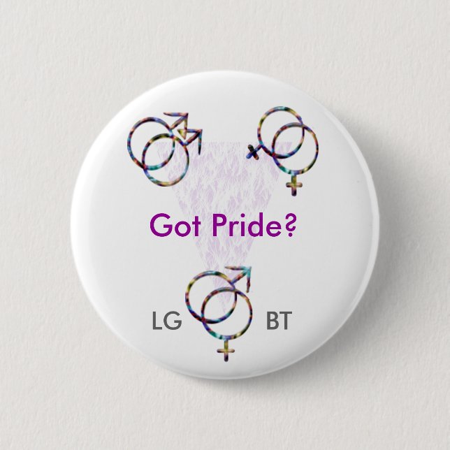 Symbols - Got Pride LGBT Button (Front)