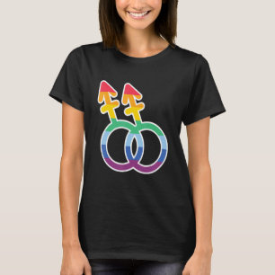 Symbols Lgbtq Gay Rights Proud Pride Rainbow 2 T-Shirt