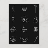 Symbols of 12 Gods & Goddesses of Greek Mythology