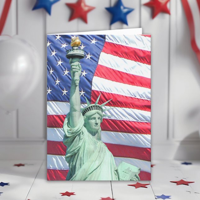Symbols of American Freedom Thank You Card (Creator Uploaded)