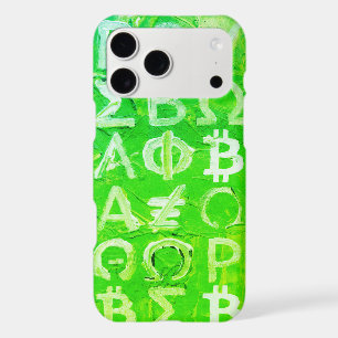 Symbols of Bitcoin (Bright Profit Green - 7)