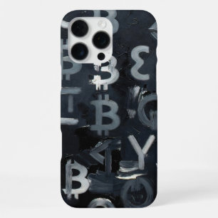 Symbols of Bitcoin (Style: 7) iPhone 16 Pro Max Case