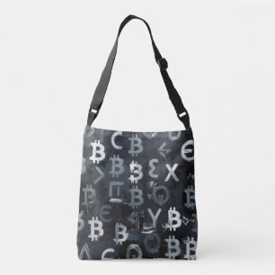 Symbols of Bitcoin (Style: C) Crossbody Bag