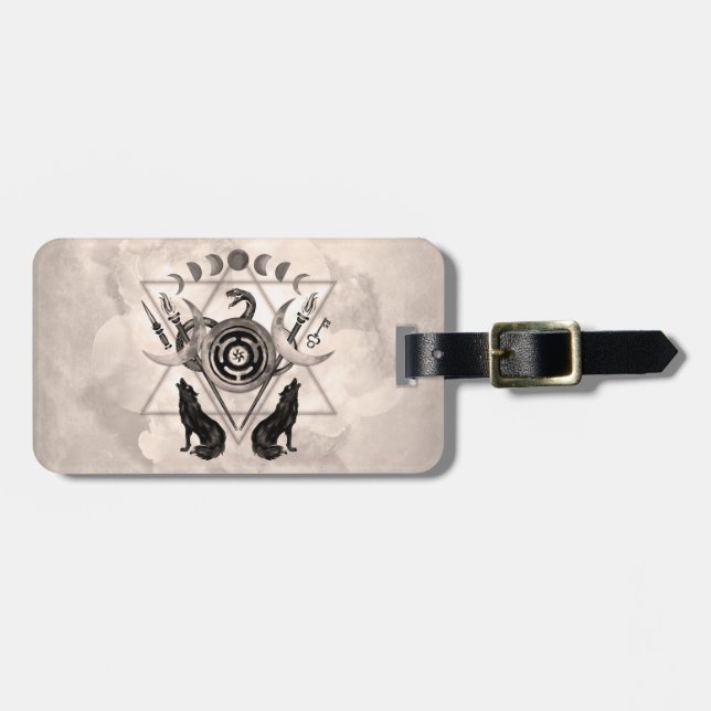Symbols of Hecate Luggage Tag (Front Horizontal)