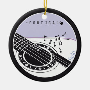 Symbols of Portugal - FADO Ceramic Tree Decoration