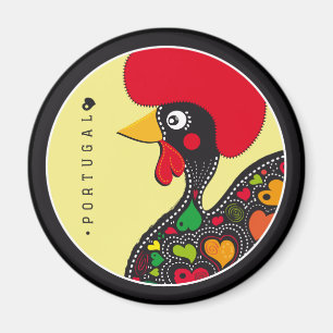 Symbols of Portugal - Rooster Magnet