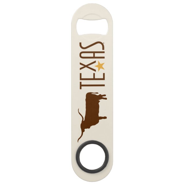Symbols of Texas, Longhorn, brown (Front)