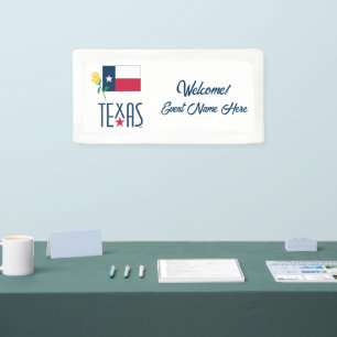 Symbols of Texas, Texas Flag and Yellow Rose Banner
