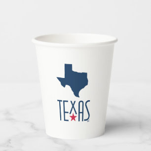 Symbols of Texas, Texas, navy blue Paper Cups