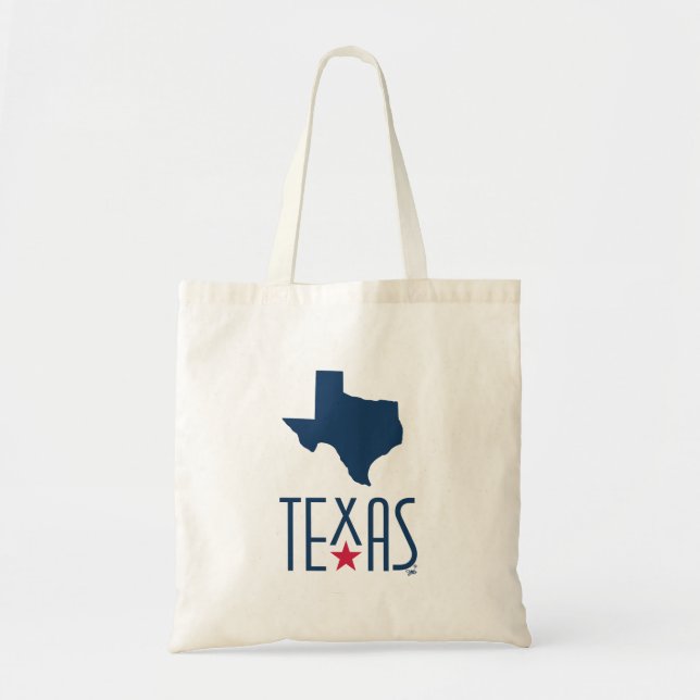 Symbols of Texas, Texas, navy blue Tote Bag (Front)
