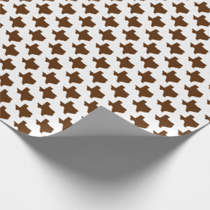 Symbols of Texas, Texas State, Brown Wrapping Paper