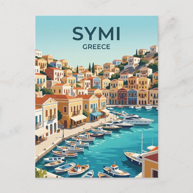 Syme Greece Postcard (Front)