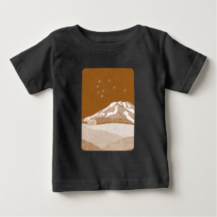 Syme Hut Mount Taranaki Baby T-Shirt