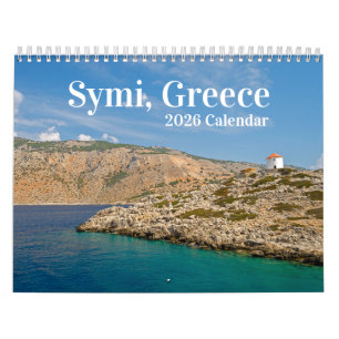 Symi Greek Island 2025 Calendar