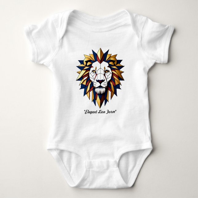 "Symmetric Art" Baby Bodysuit (Front)