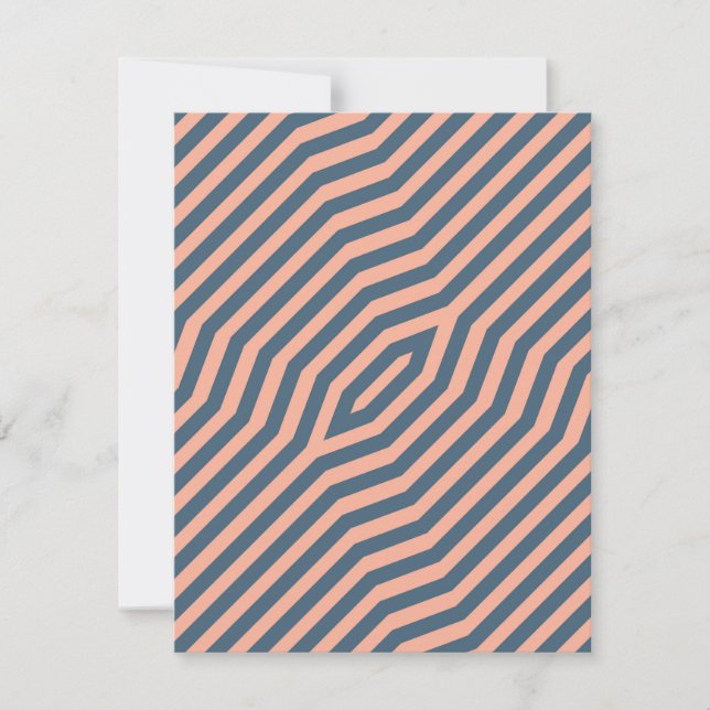 Symmetric diagonal stripes background 10 card (Front)