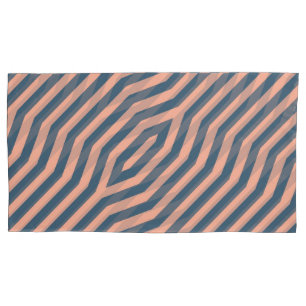 Symmetric diagonal stripes background 10 pillowcase
