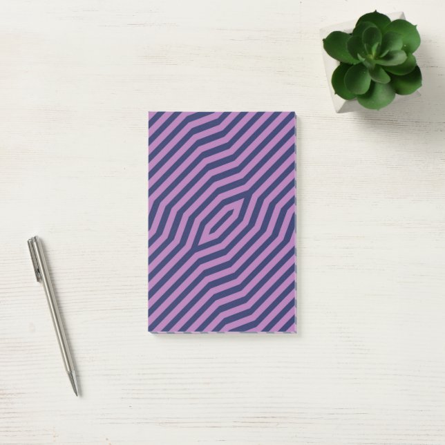 Symmetric diagonal stripes background 11 post-it notes (Office)