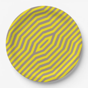 Symmetric diagonal stripes background 14 paper plate
