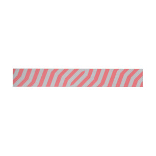 Symmetric diagonal stripes background 5 wrap around label