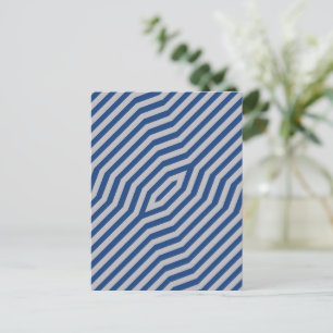 Symmetric diagonal stripes background 6 postcard