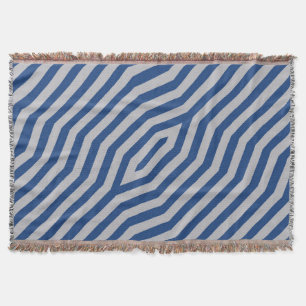 Symmetric diagonal stripes background 6 throw blanket