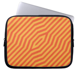 Symmetric diagonal stripes background 8 laptop sleeve