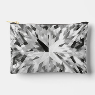 Symmetric Multifaceted Geometric Diamond Photo Accessory Pouch