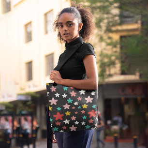 Symmetric stars tote bag