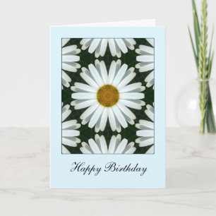 Symmetrical daisy - Birthday Card