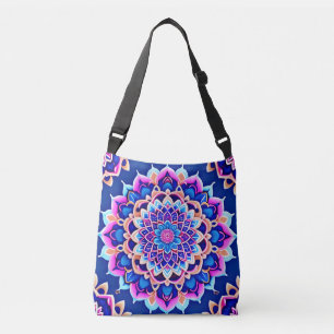 Symmetrical Mandala Crossbody Bags