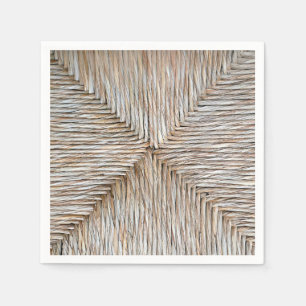 Symmetrical Natural Bamboo Fiber Weave Napkin