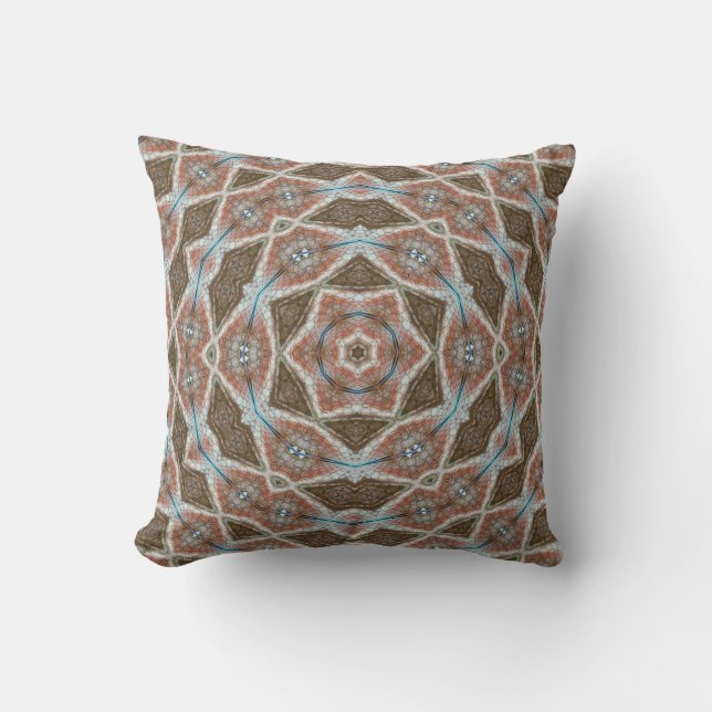 Symmetrical scales: circular tissue pattern. cushion (Front)