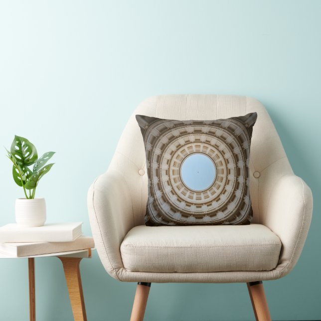 Symmetrical Worm's-Eye View of a Grand Dome Cushion (Chair)