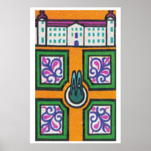 Symmetrican Gardens - Matchbox Print - Aesthetic