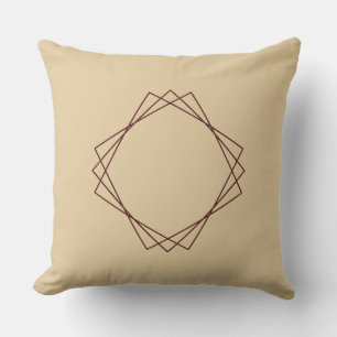 Symmetry Bloom Throw Pillow