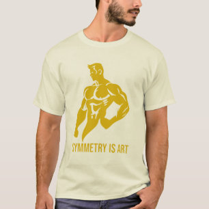 Symmetry Is Art Golden Era Bodybuilding Motivation T-Shirt