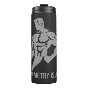 Symmetry Is Art Golden Era Bodybuilding Motivation Thermal Tumbler