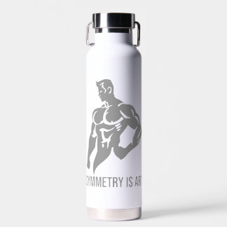Symmetry Is Art Golden Era Bodybuilding Motivation Water Bottle