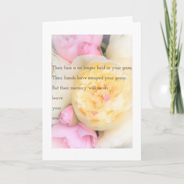 Sympathy And Peace Card (Front)