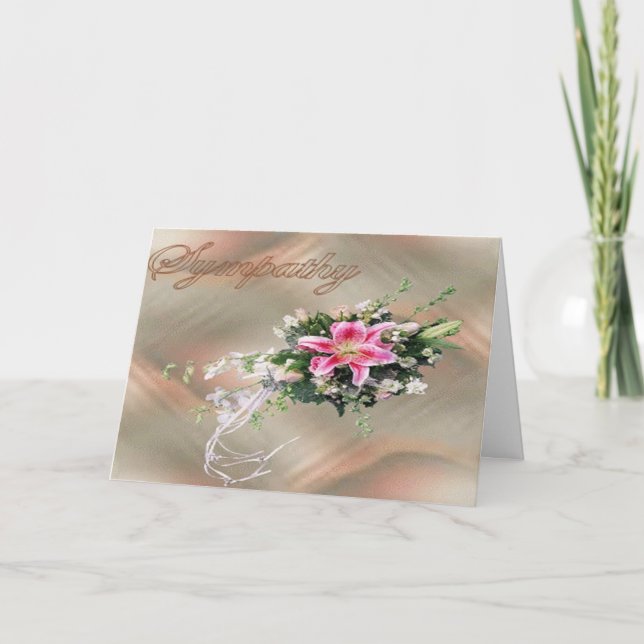 Sympathy Bouquet Card (Front)