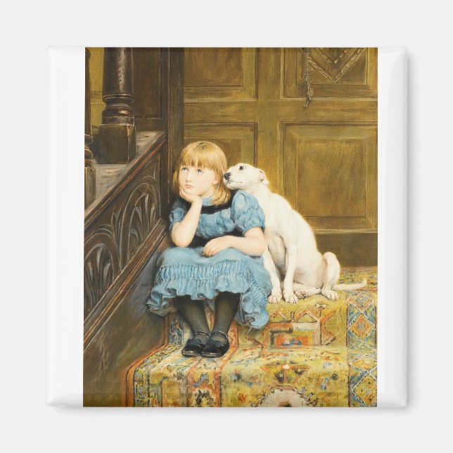 Sympathy by Briton Riviere Magnet (Front)