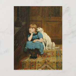Sympathy by Briton Riviere Postcard