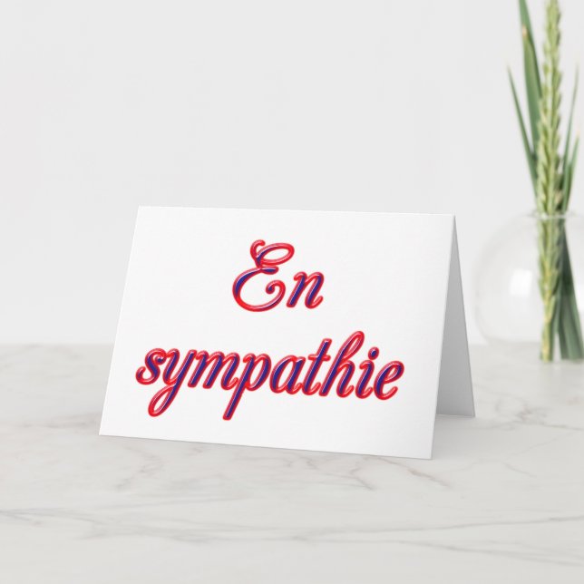 Sympathy card (Front)